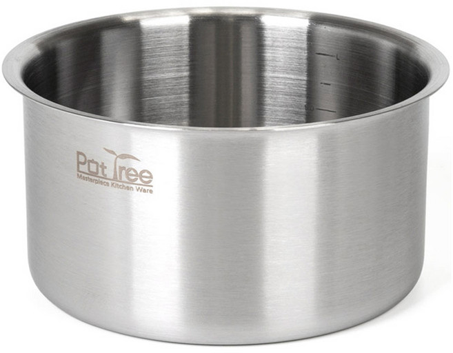 올비아 인덕션 팟트리 스텐 탈착식 냄비, 16cm, 1개