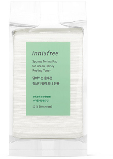 이니스프리 닦아쓰는 화장 솜수건, 40개입, 1개
