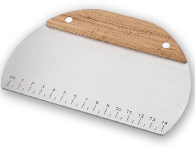 데일리픽 스텐 베이킹 제빵 반죽 스크래퍼 반원형, 1개