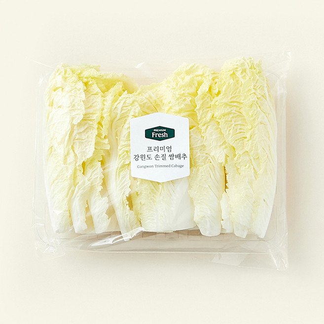 프리미엄 강원도 손질 쌈배추, 300g, 1개입, 1개