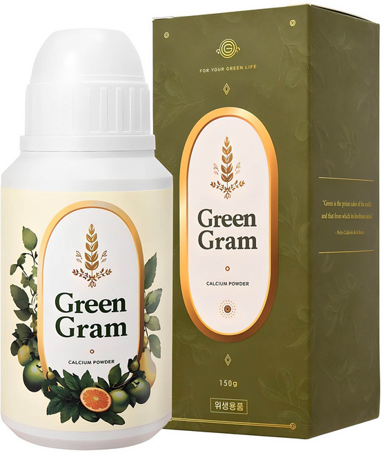그린그램 칼슘파우더 과일 세정제, 150g, 1개
