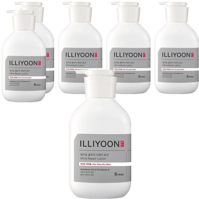 ILLIYOON 一理潤 極致修護身體乳液, 528ml, 6個