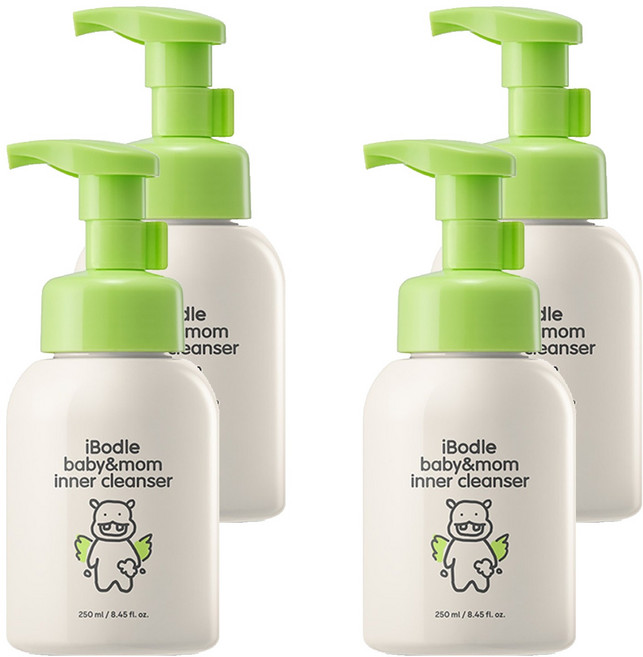아이보들 베이비 앤 맘 이너 클렌저, 250ml, 4개