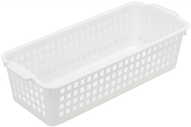 APOLLO 직사각 바스켓 1호, 화이트, 2개