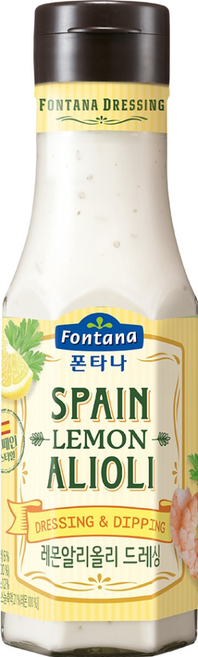폰타나 레몬 알리올리 드레싱, 270g, 1개