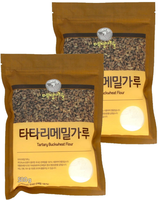 메밀마을 타타리 메밀가루, 500g, 2개