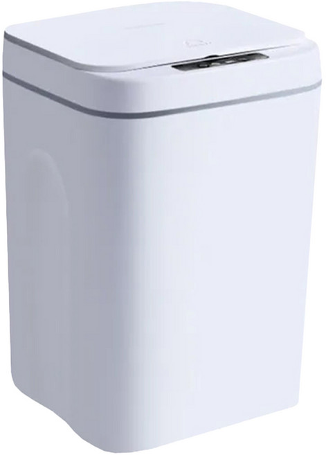 現代風感應式垃圾桶, 灰白色