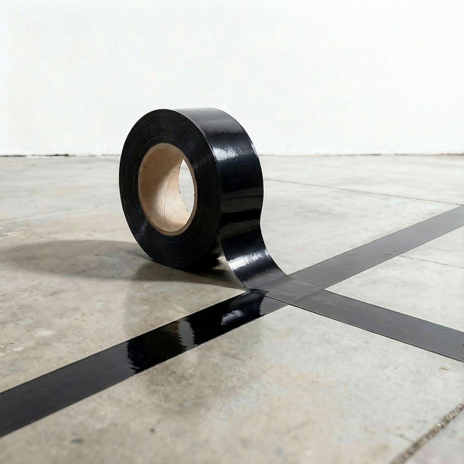 바닥라인 마킹 테이프 검정 50mm x 33m, 2개