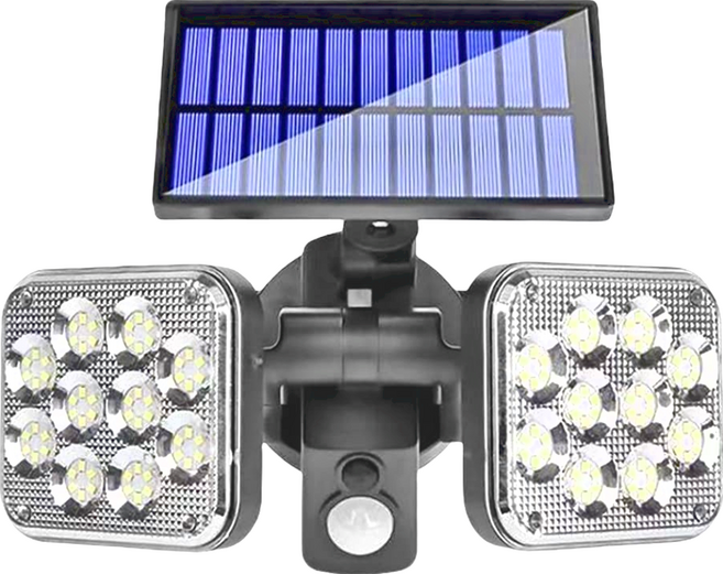 太陽能COB高亮感應庭院燈 JD-2108 520g, 1個, 黑色