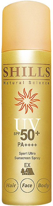 SHILLS 舒兒絲 保濕防曬冰鎮噴霧 修護防禦 咖色, 180ml, 1罐