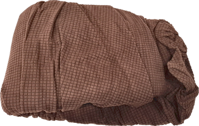 FUJI-GRACE 富士雅麗 加厚款特抗貓抓織紋沙發套 雙人座, 咖啡棕, 1個