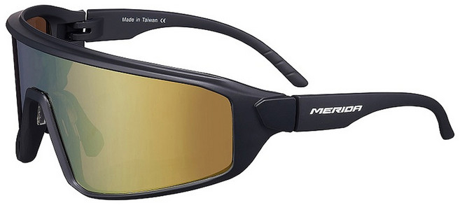 美利達 MERIDA護目鏡 內含麂皮袋 + 硬殼包 A2313000030, 黑色 + 茶色, 1組