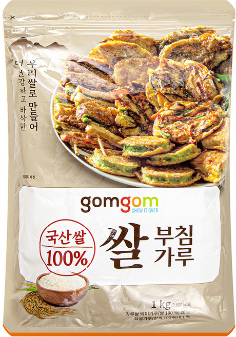 곰곰 쌀 부침가루, 1kg, 1개