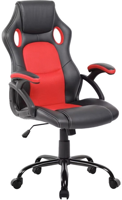 ARCTIC WOLF Wolfie 戰狼賽車型金屬腳電競椅 BHS007A-rd 12.8kg, 紅色