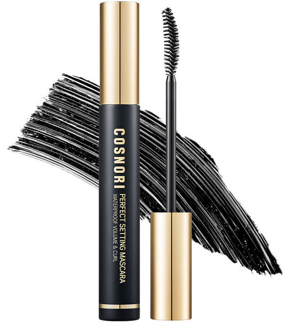 코스노리 퍼펙트 세팅 워터프루프 마스카라 볼륨앤컬 7ml, 1개