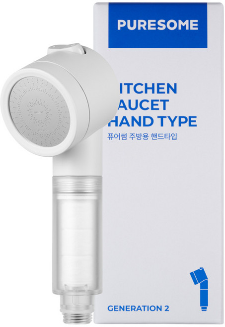 퓨어썸 주방용 핸드타입 2세대 수전, 1개