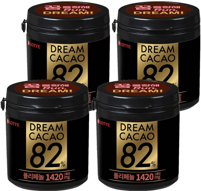 롯데웰푸드 드림카카오 82%, 86g, 4개