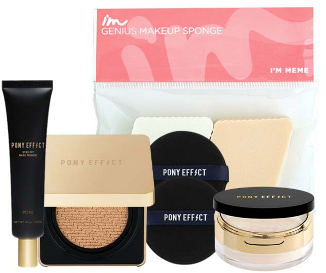 포니이펙트 퍼펙트커버 베이스메이크업 보송세트 004 탠 앤 포어, 1세트