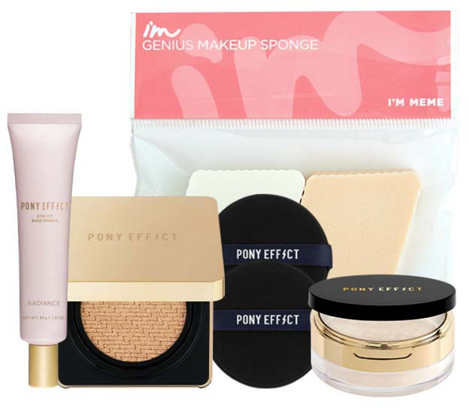 포니이펙트 퍼펙트커버 톤업세트 003 베이지 래디언스 수분광채, 1세트