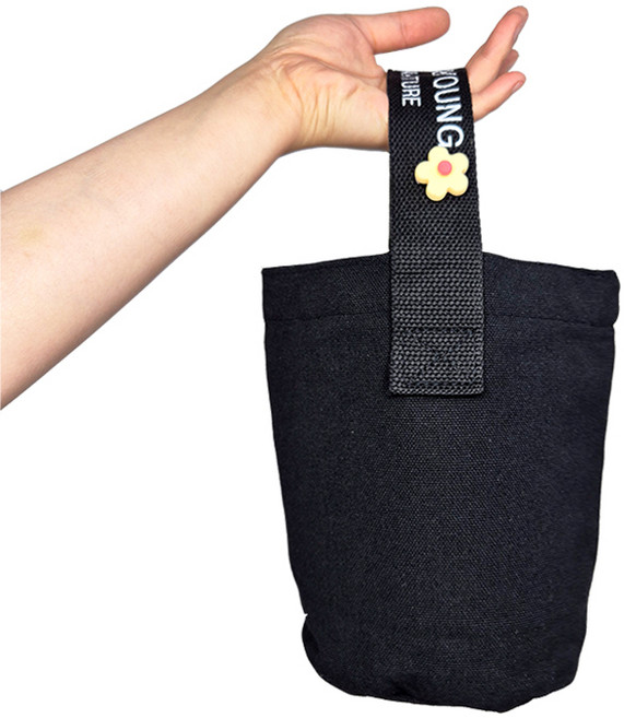 뷰레이터닷컴 터치 물병가방, 블랙, 1개