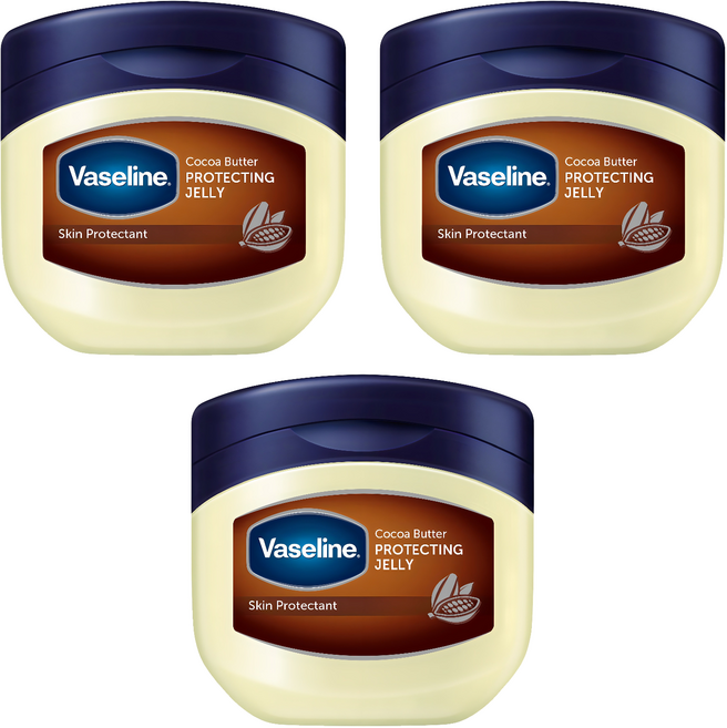 바세린 코코아 버터 프로텍팅 젤리, 100ml, 3개