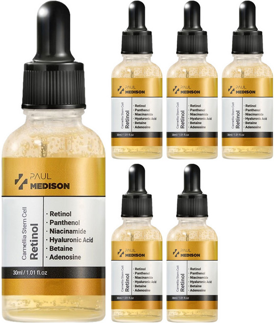 PAUL MEDISON 山茶花幹細胞視黃醇安瓶, 30ml, 6個