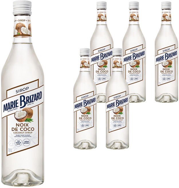마리브리자드 코코넛 시럽, 700ml, 6개