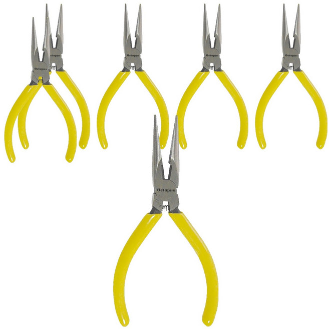 Octopus 章魚牌 尖口鉗 Long Nose Pliers, 6支