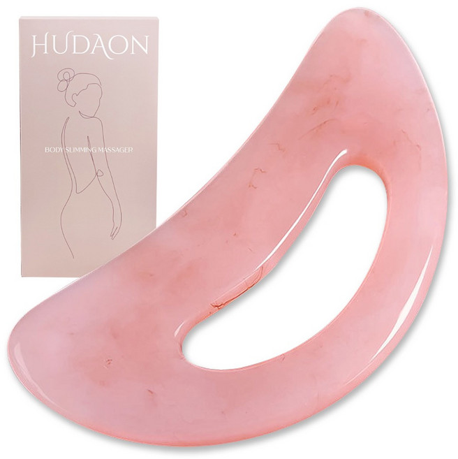 휴다온 슬리밍 바디 괄사 마사지기, 핑크, 1개