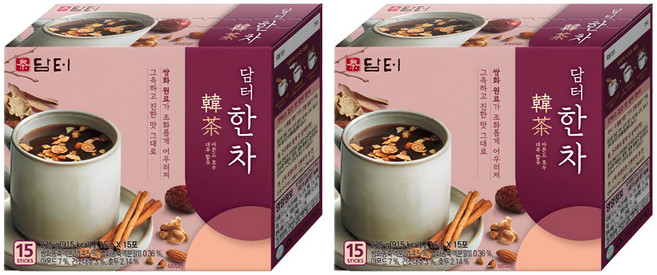 담터 한차, 15g, 15개입, 2개