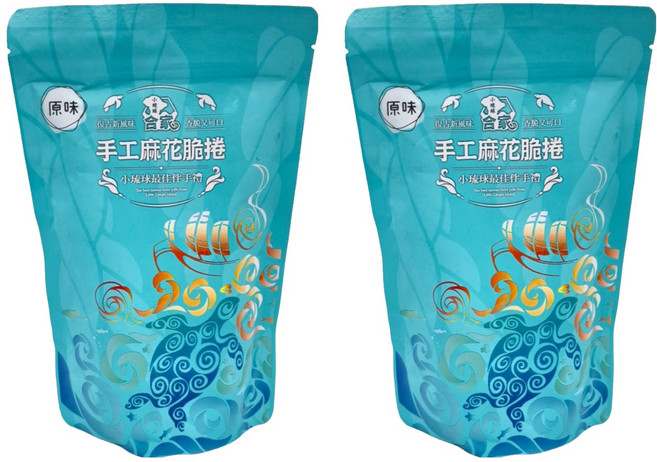 小琉球合家 手工麻花脆捲 原味, 190g, 2包