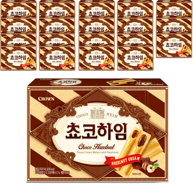 크라운 쵸코하임, 142g, 20개