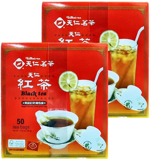 天仁茗茶 天仁紅茶, 2g, 50包, 2盒