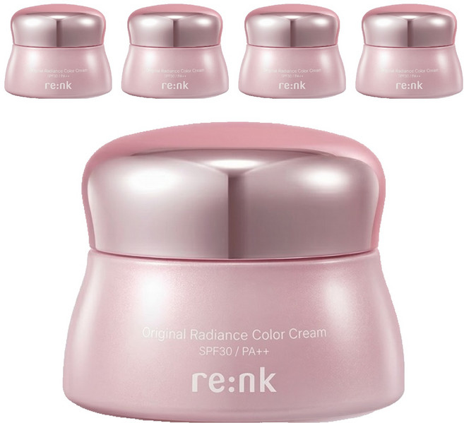 리엔케이 오리지널 래디언스 컬러크림 SPF30 PA++, 핑크, 40ml, 5개
