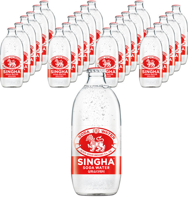 싱하 소다워터 탄산수, 325ml, 24개