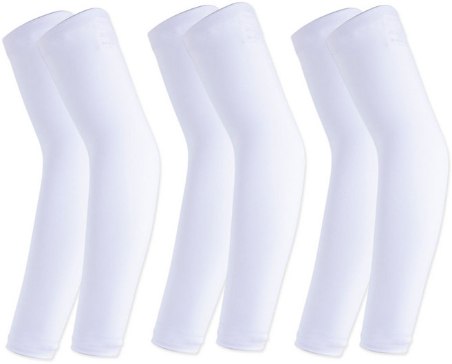 두발로 국산 3D 입체 심리스 자외선 차단 쿨토시, 화이트, 3개