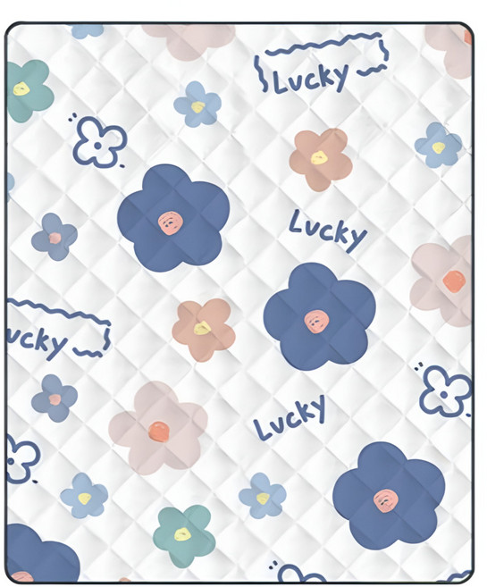 갠지라이프 나들이 방수 돗자리, 플라워