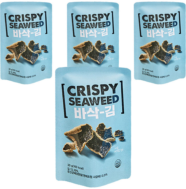 바삭 김, 4개, 30g