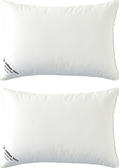 모던하우스 고밀도 순면 코튼 베개솜, 화이트, 2개