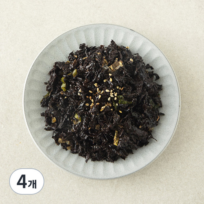 집반찬연구소 파래김무침, 4개, 100g