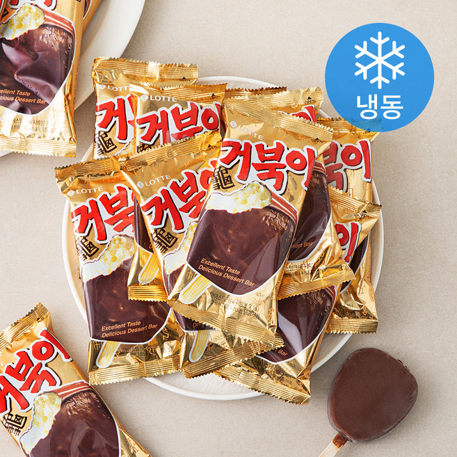 롯데웰푸드 거북이바 (냉동), 90ml, 1개입, 40개