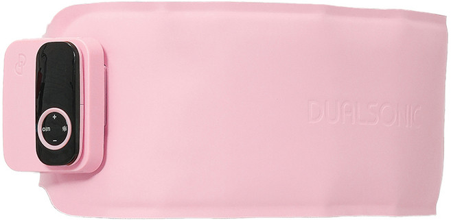 듀얼소닉 EMS 핏업벨트 복부 마사지기, JOMT-HB-01-A, 핑크