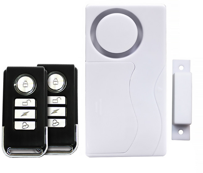 e-kit 逸奇 門磁門窗防盜警報器 + 迎賓門鈴 ES-33B 型 含一對二遙控器