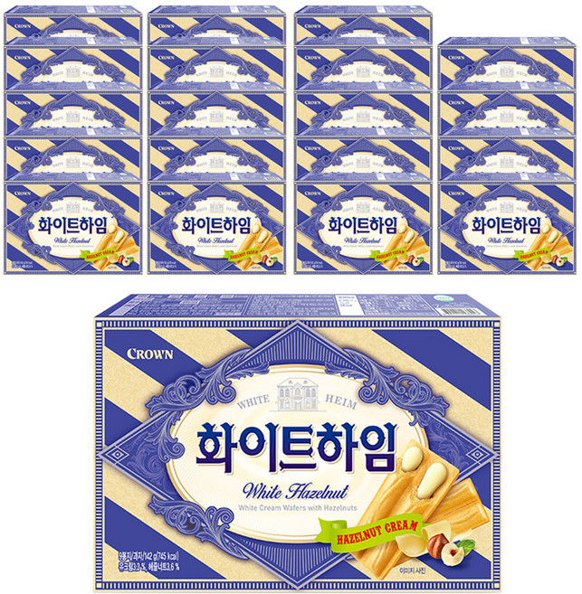 쵸코하임 화이트하임, 142g, 20개