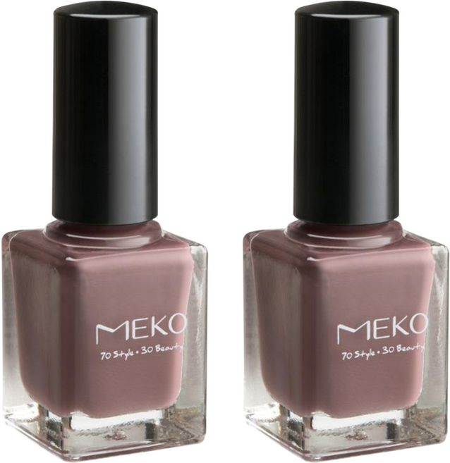 MEKO 灰階童話系列 指甲油, 17煽情暗號, 12ml, 2瓶