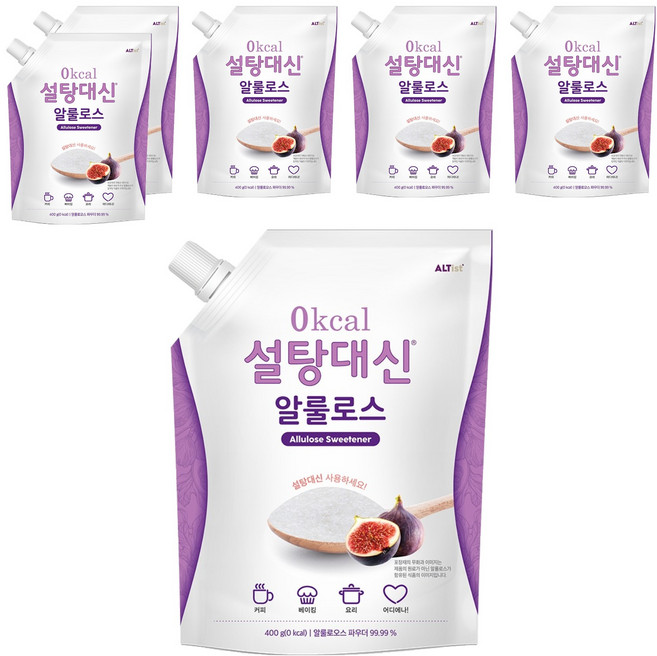 설탕대신 알룰로스, 400g, 6개