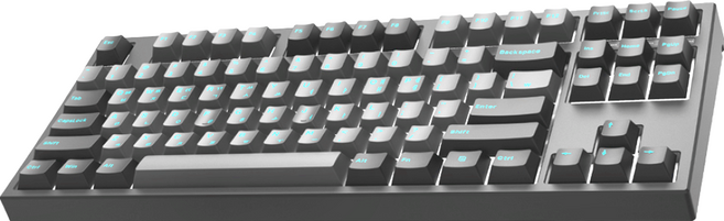 COX 가스켓 마운트 게이밍 기계식 키보드, Black, CX87G PBT, 황축