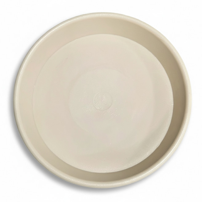 앙플랜트 동그라미 화분받침 대형, 크림, 1개