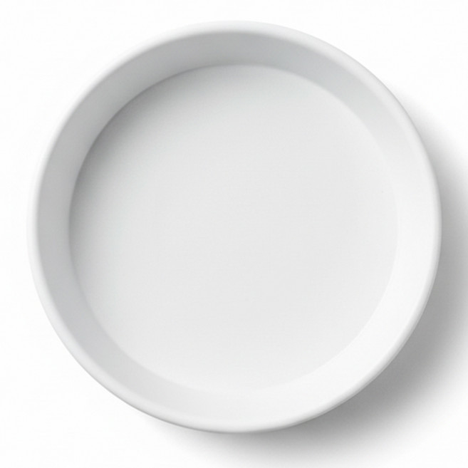 앙플랜트 동그라미 화분받침 대형, 화이트, 1개