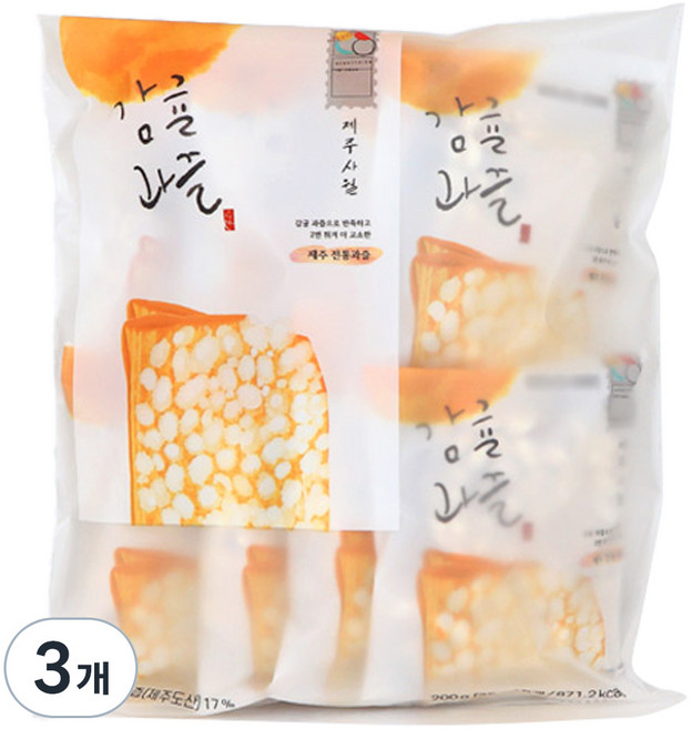 제주사월 감귤 과즐 8p, 176g, 3개